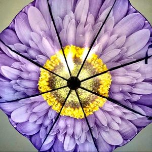 NWT Purple flower umbrella